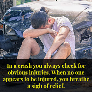 Is A Head Injury Always Immediately Apparent After A Car Crash?